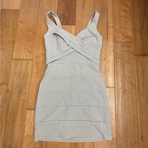 Windsor Sparkly Beige Dress